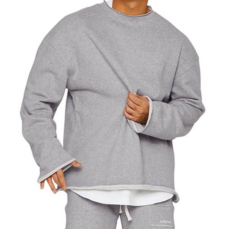Men's Round Neck Loose Fit  Casual Sweatshirt