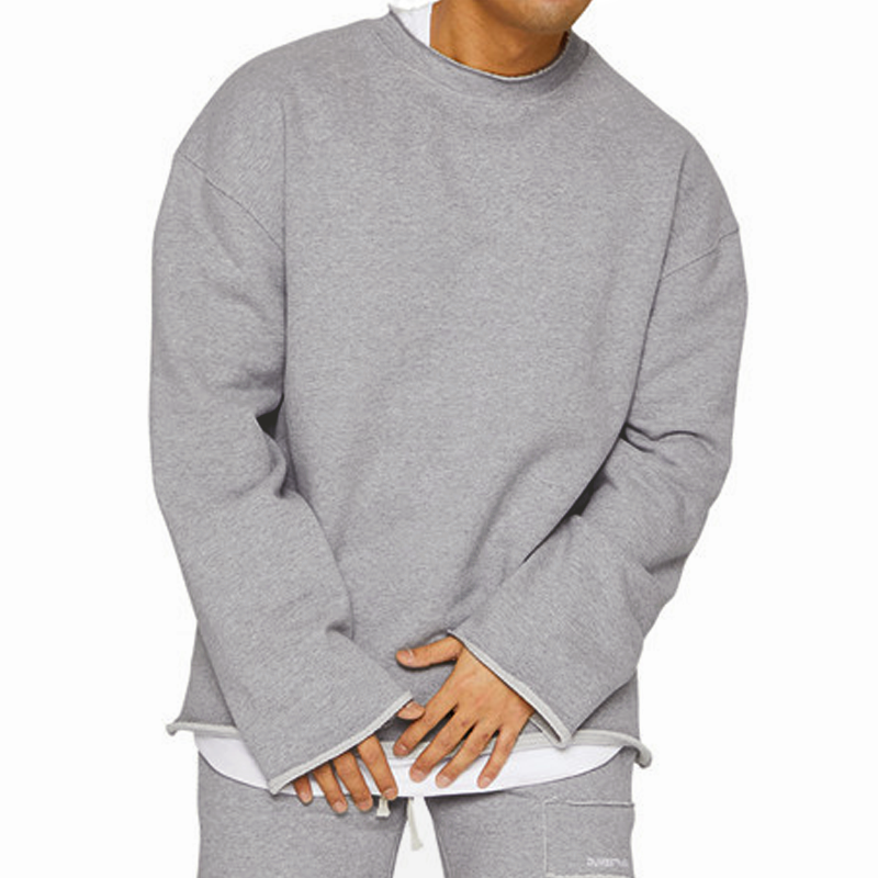Men's Round Neck Loose Fit  Casual Sweatshirt