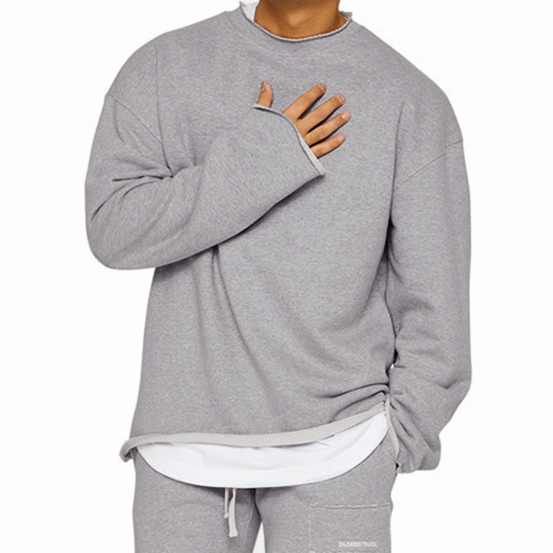 Men's Round Neck Loose Fit  Casual Sweatshirt